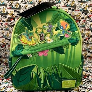 Loungefly Disney Pixar A Bug's Life Group Scene Mini Backpack NWT 2025